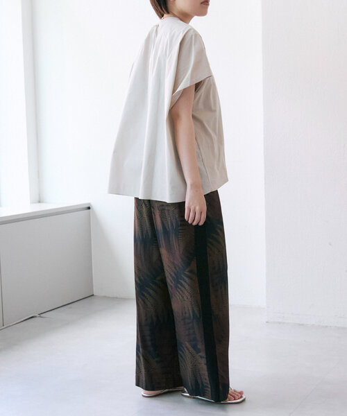 ear PAPILLONNER パンツ シダ柄パンツ「SUM1 STYLE(スミスタイル