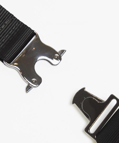 MEN'S MELROSE ショルダーバッグ シュリンクフェイクレザー/ラウンド