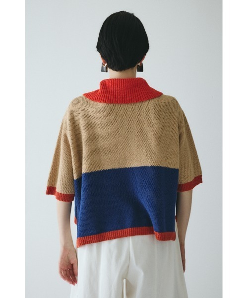 売れ筋商品|||イチ ニット&セーター レディース アウター IHEDEN - Jumper - multi color stripe HeRIN.CYE ニット セーター Bi color zip knit pullover バイ