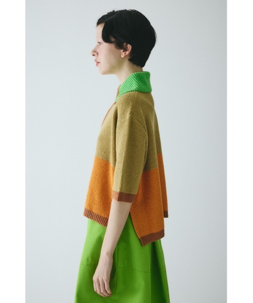 売れ筋商品|||イチ ニット&セーター レディース アウター IHEDEN - Jumper - multi color stripe HeRIN.CYE ニット セーター Bi color zip knit pullover バイ