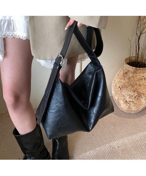 Sakka ショルダーバッグ バッグ PUレザー シンプルショルダーバッグ