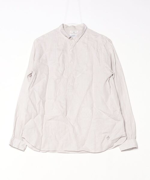 「in Touch 」 「gardens of paradise」長袖シャツ MEDIUM ライトグレー レディース