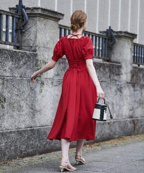 AND COUTURE（アンドクチュール） 半袖ワンピース MEDIUM ブラック