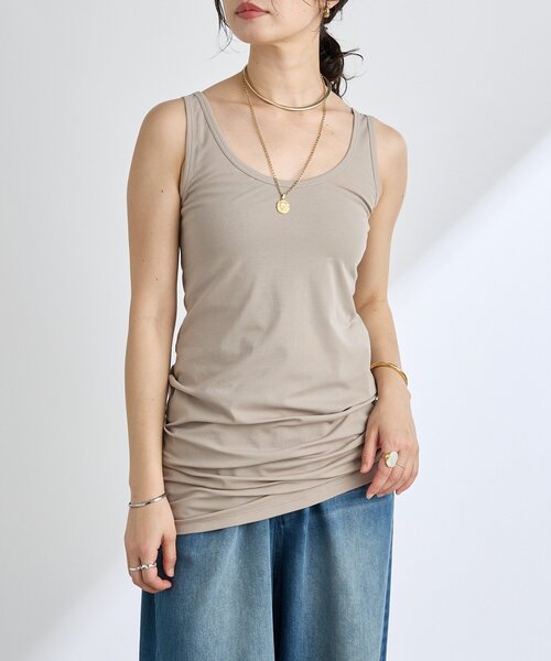 キャミソール MYSELFbyRD/LONG TANK SLIP