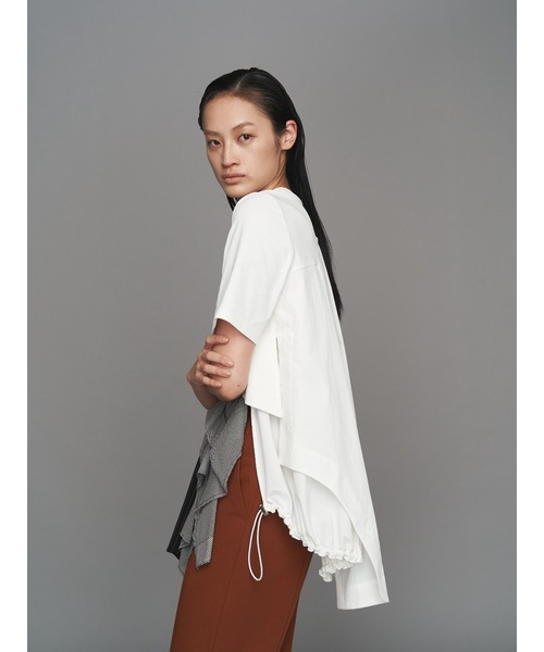 UN3D.（アンスリード） tシャツ PATTERN MIX T-SH「セットアップ着用