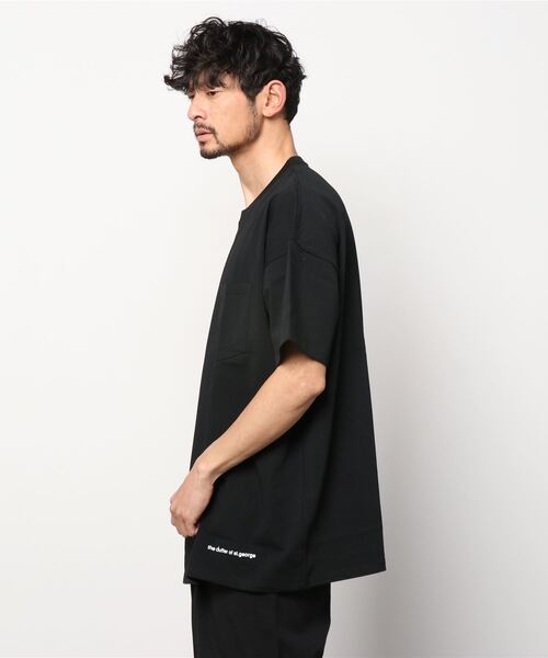 「The DUFFER of ST.GEORGE」 半袖Tシャツ MEDIUM ブラック メンズ