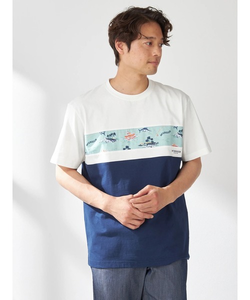 McGREGOR（マックレガー） tシャツ リゾートTシャツ（切替デザイン
