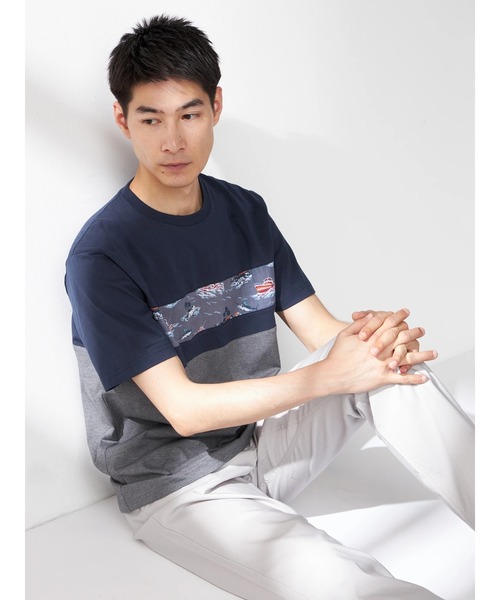 McGREGOR（マックレガー） tシャツ リゾートTシャツ（切替デザイン