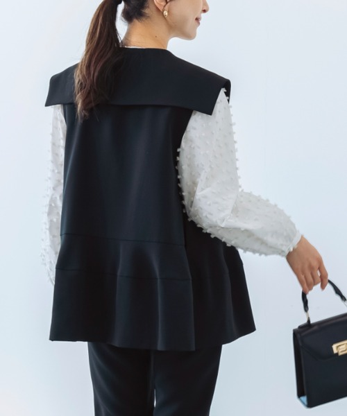 Sono（ソーノ） ベスト ジレ ご自宅でお洗濯可能/日本製/防シワ