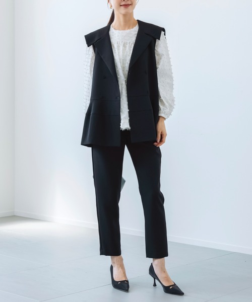 Sono（ソーノ） ベスト ジレ ご自宅でお洗濯可能/日本製/防シワ