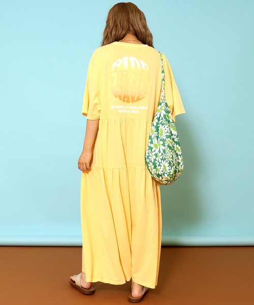 anap mimpi（アナップミンピ） ワンピース ピグメント加工 ティアード