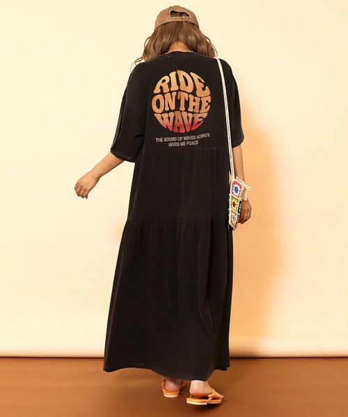 anap mimpi（アナップミンピ） ワンピース ピグメント加工 ティアード