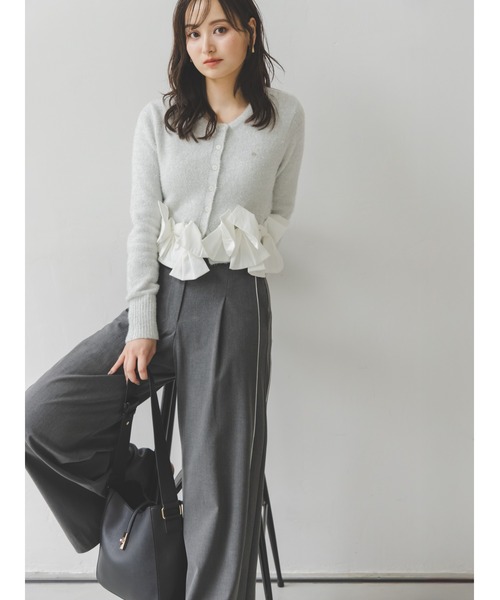 SNIDEL（スナイデル） パンツ タックラインパンツ レディース