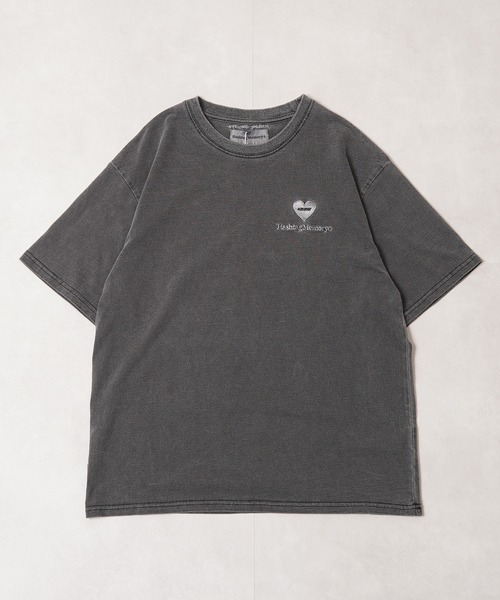 MEMORY tシャツ 「MEMORY」ハートワンポイント刺繍 S/S Tシャツ