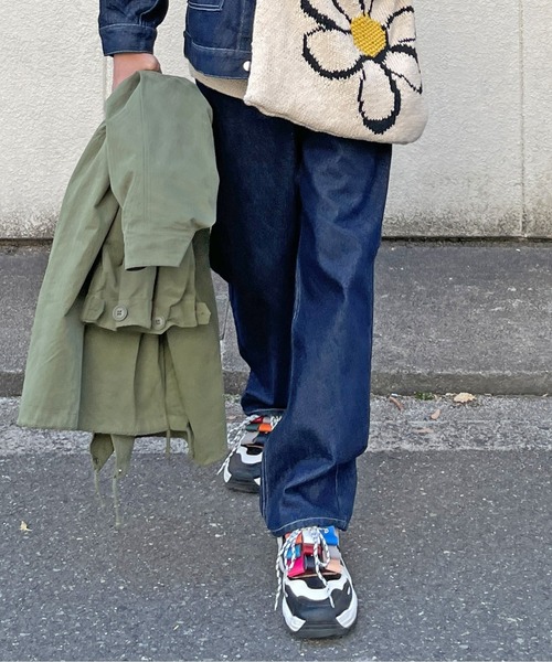「CPCM」 加工デニムパンツ LARGE ネイビー メンズ