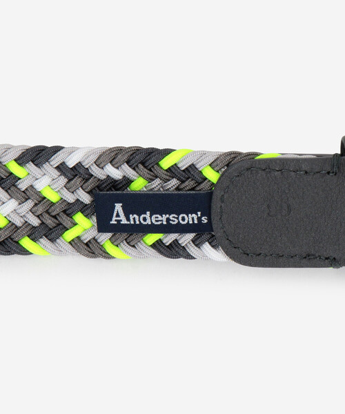 Anderson's 黒 80 ラバーメッシュ　ベルト サイズ80 Anderson's | ラバー メッシュベルト