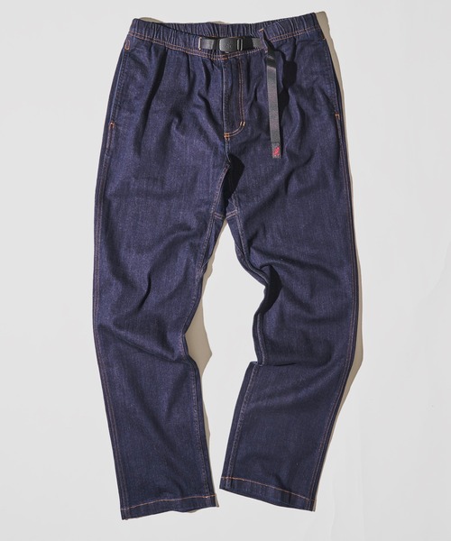 「Gramicci」 加工デニムパンツ LARGE サックスブルー メンズ
