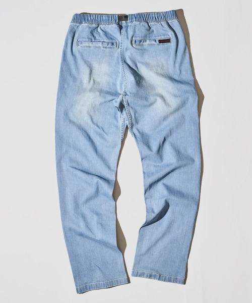 「Gramicci」 加工デニムパンツ LARGE サックスブルー メンズ