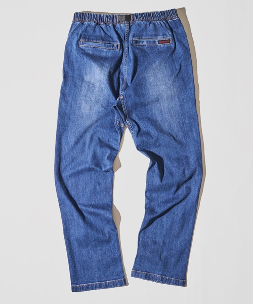 「Gramicci」 加工デニムパンツ LARGE サックスブルー メンズ