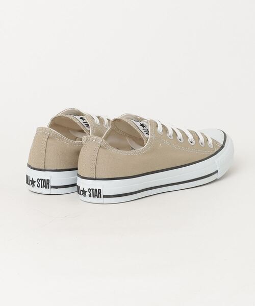「CONVERSE ALL STAR」 ローカットスニーカー 24.5cm ベージュ レディース