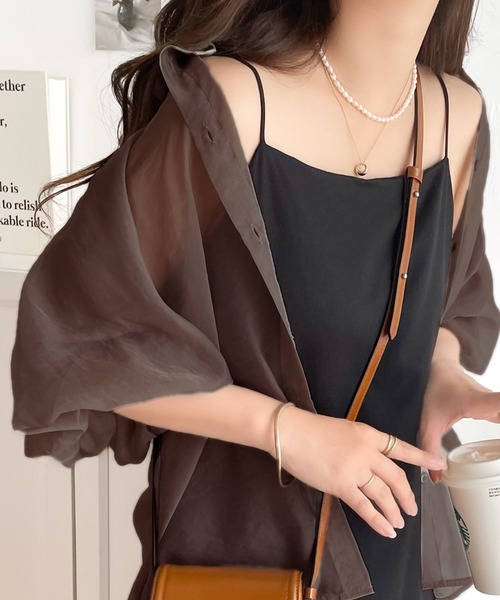「classicalelf」 7分袖ブラウス LARGE ブラック レディース
