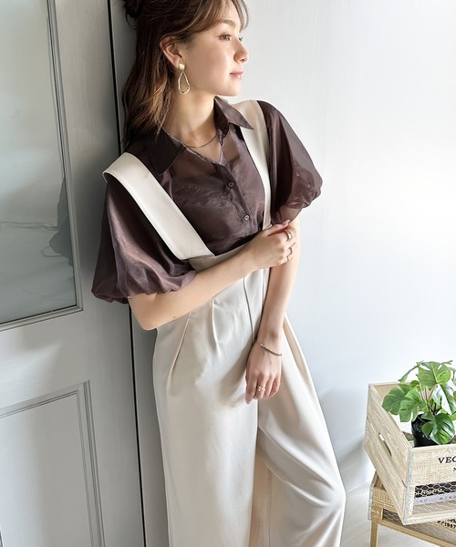 「classicalelf」 7分袖ブラウス LARGE ブラック レディース