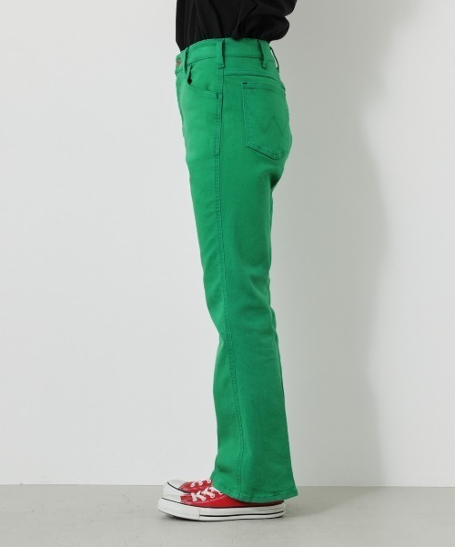 [RODEO CROWNS WIDE BOWL] Denim брюки [Wrangler сотрудничество ] MEDIUM свет Pink Lady -s