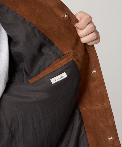 ÉDIFICE マスタードカバーオール STEVEN ALAN カバーオール 「Steven Alan」 ラフ スエード
