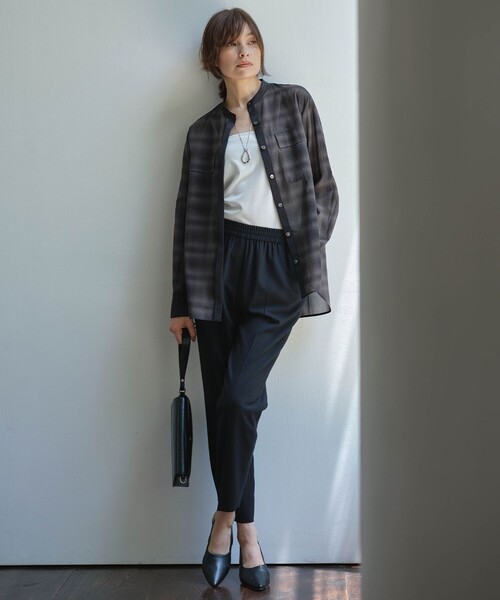 ♡新品タグ付♡icb 2WAYストレッチ ドロストパンツ ICB（アイシービー） パンツ ウール2WAYストレッチ ドロストパンツ