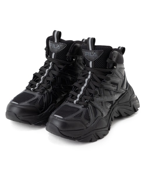 FILA 「FILA」 ハイカットスニーカー 23.0cm ブラック