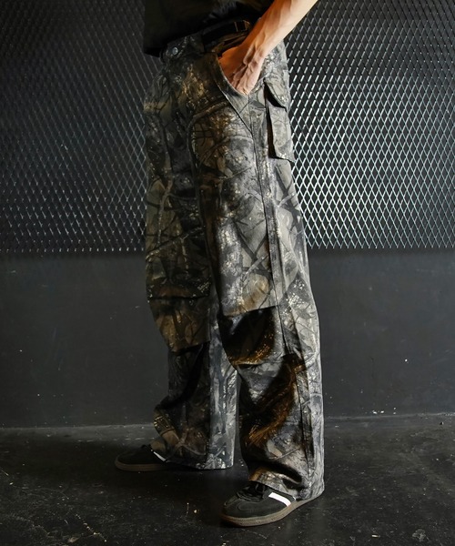 Beno（ビーノ） チノパン リアルツリーカモタックパンツ メンズ