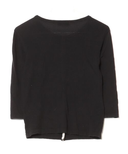 BURBERRY BLUE LABEL 「BURBERRY LABEL」 7分袖ニットカーディガン 38  