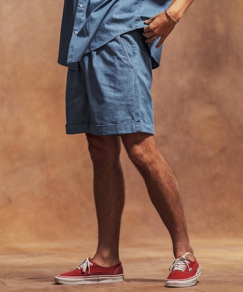 「Jih Nunc」 ショートパンツ S ブルー メンズ_画像3