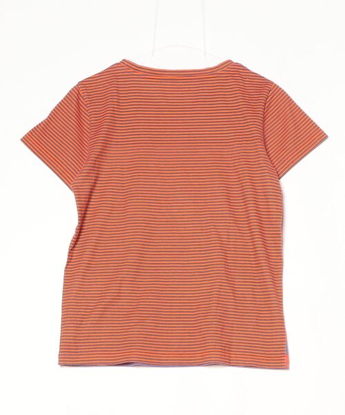 「EPICE」 ボーダー柄半袖Tシャツ - レッド レディース_画像2