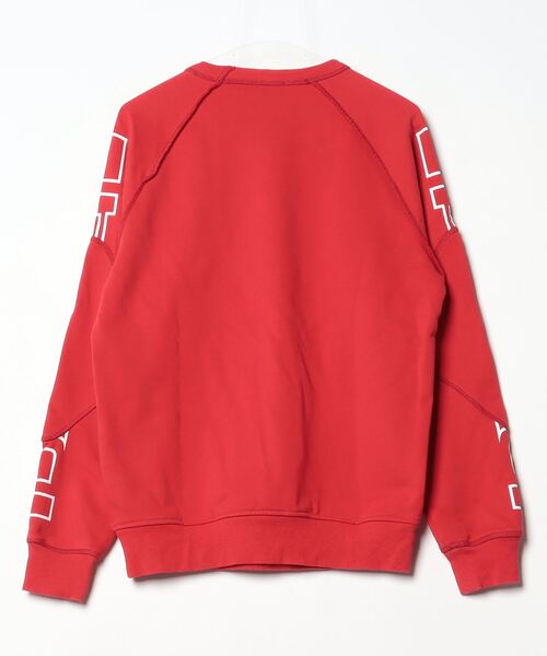 DIESEL（ディーゼル） スウェットカットソー SMALL レッド メンズ