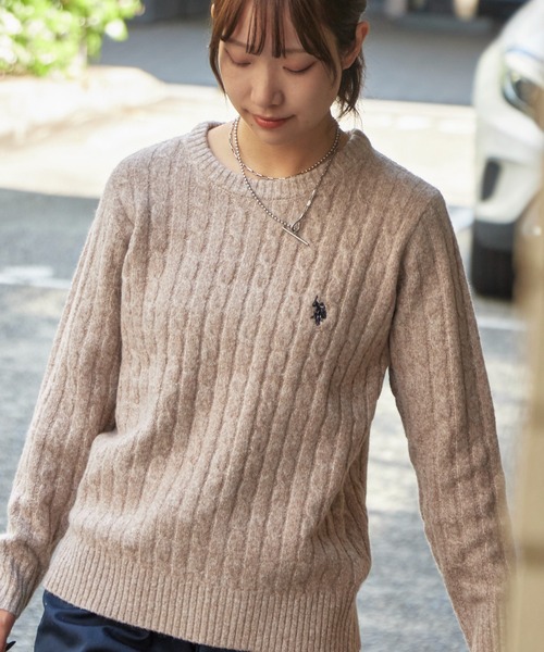 未使用U.S. POLO ASSN. ニットセーター U.S. POLO ASSN.（ユーエスポロアッスン） ニット セーター ウール