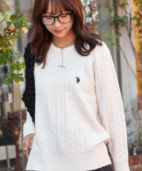 U.S. POLO ASSN.（ユーエスポロアッスン） ニット セーター ウール