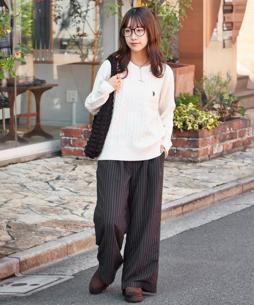 U.S. POLO ASSN.（ユーエスポロアッスン） ニット セーター ウール