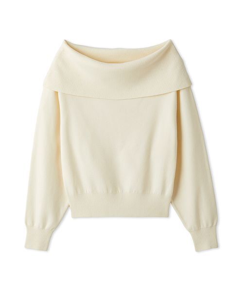 FRAY I.D（フレイ・アイディー） tシャツ ワイドカラーオフショルダー