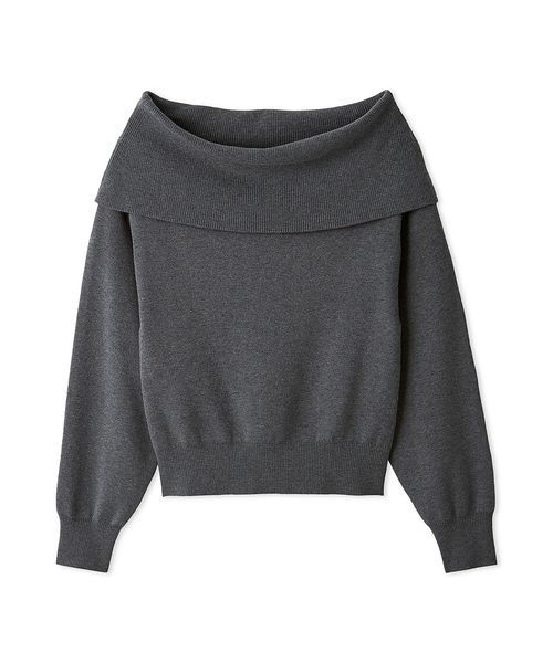 【FRAY I. D】ワイドカラーオフショルダープルオーバー FRAY I.D（フレイ・アイディー） tシャツ ワイドカラーオフショルダー