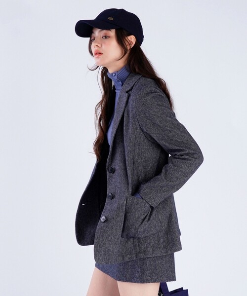 To b. by agnes ジャケット テーラードジャケット 「Outlet」コットン