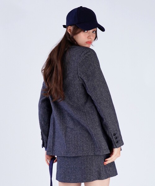 To b. by agnes ジャケット テーラードジャケット 「Outlet」コットン