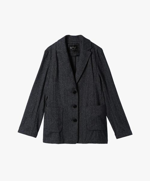 To b. by agnes ジャケット テーラードジャケット 「Outlet」コットン
