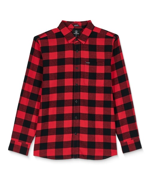 VOLCOM（ボルコム） シャツ 長袖 チェックシャツ CADEN PLAID LS