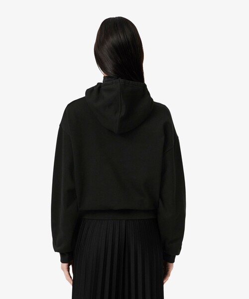 LACOSTE パーカー ワニロゴ 総柄 フーディー メンズS美品　値下げ交渉可 LACOSTE（ラコステ） パーカー ネーム＆ワニロゴパッチスウェット