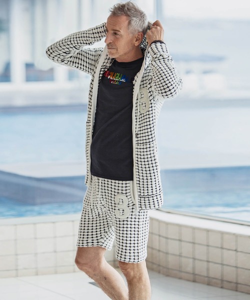 「1PIU1UGUALE3 RELAX 」 ショートパンツ X-LARGE ホワイト メンズ_画像9