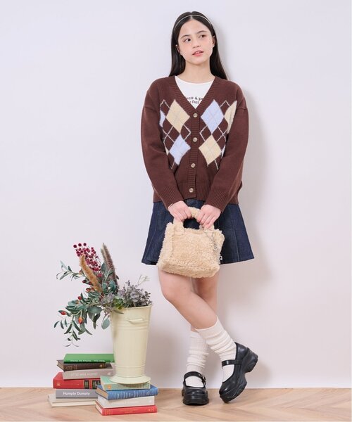 pom ponette junior（ポンポネット ジュニア） カーディガン