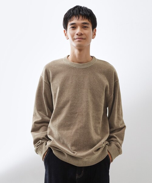 THE SHOP TK セーター ニット 「触れるたびに心地良い」ライトモール
