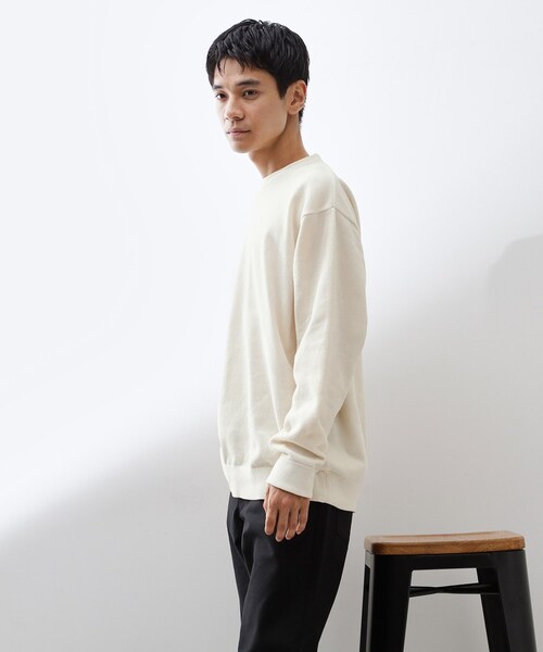 THE SHOP TK セーター ニット 「触れるたびに心地良い」ライトモール