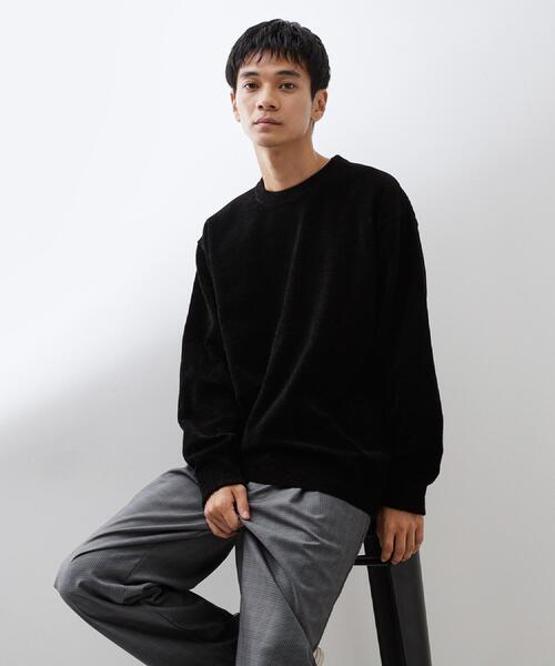 THE SHOP TK セーター ニット 「触れるたびに心地良い」ライトモール